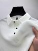 Foreign Trade Seamless Ice Silk Short Sleeved T Shirt Men's Summer Business Casual Elastic Anti Wrinkle Breathable Round Neck Thin Top_viptrois.com