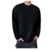American Retro Heavy Cotton Long Sleeve T-Shirt Men, New Loose Fit Large Size Round Neck Drop Shoulder Tee For Spring_viptrois.com