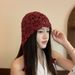 Summer Hand-crocheted Knitted Hat Children Hollow Flowers Breathable Pile Hat Fringed Sweet Cute Thin Hat_viptrois.com