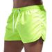 Men's clothing Fashion beach shorts Polyester quick drying multi-color sports quarter pants_viptrois.com