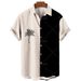 Men's Clothing Summer New Style Plus Size Men's Casual Slim Fashion 3D Printed Short Sleeve Shirt, Men's Shirt_viptrois.com