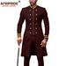 Men's clothing African men's zipper two-piece set_viptrois.com