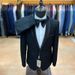 Men's Clothing Green Collar Suit Slim Two Piece Suit Student Graduation Stage Performance Suit_viptrois.com