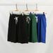 Men's Clothing New Ins Loose Casual Solid Color Shorts Men's Sports Three Quarter Pants Beach Pants Trendy Casual_viptrois.com