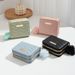 Women's Embroidered Short Wallet - Double Zipper Card Holder With Wristlet Strap & Detachable Pom Pom (Wave Pattern Design, Compact & Stylish)_viptrois.com