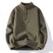 Cross-Border American Retro Sweater Men Autumn Winter Lazy Style High-End Feel 2025 Long Sleeve Men's Knitted Jacket_viptrois.com