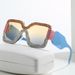 European And American Frameless One Piece Fashion Sunglasses For Women Luxury Double Row Diamond Trendy One Piece Personality Sunglasses For Men_viptrois.com