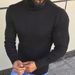 Loom 2019 New Cross-Border Hot-Selling Autumn Slim Fit Long Sleeve High Round Neck Pullover Knitted Sweater Top_viptrois.com