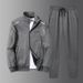 Men's Clothing Spring And Autumn Loose Two Piece Suits Dad's Spring Casual Running Sportswear_viptrois.com