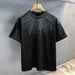 Men's Clothing Fashion Thin Short Sleeved T Shirt Versatile Trendy Personality Casual Loose Cotton Five Point Half Sleeves_viptrois.com