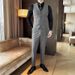 Men's Clothing Slim Fit Vest & Dress Pants Set Formal Wedding Groom & Groomsmen Suit, Business Casual Office Wear, Autumn Collection_viptrois.com