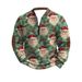Pure Autumn Winter 2025 Digital Print Christmas New Fleece M's Sweatshirt Stand Collar Half Zip Long Sleeve Hley Jacket_viptrois.com