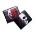 Men's Wallet Wallet Skull Color Printing Short Small Wallet Portable Fashion Men's Zipper Coin Purse._viptrois.com