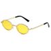Women's Metal Oval Sunglasses - Small Frame, UV400 Protection, Fashion Glasses Fashion Trends Hot-selling_viptrois.com