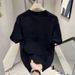 Men's Clothing Short Sleeved Ins Pure Cotton Summer New Men's Printed T Shirt Trendy Men And Women All Match Round Neck T Shirt Men_viptrois.com