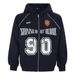 Vintage Digital Print Hooded Cardigan Sweatshirt Men's Autumn Loose Casual Street Style Long Sleeve Hoodie Jacket_viptrois.com