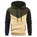 Autumn And Winter Loose Velvet Warm Casual Sports Pullover Long Sleeve Men's Color Matching Hoodie Sweater_viptrois.com