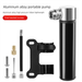 Bicycle Aluminum Alloy Mini Mountain Road Bike Presta Valve Universal Basketball Portable Handheld Air Pump_viptrois.com