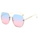 2024 New frameless cut edge trendy slim face, fashionable and stylish sunglasses for women with UV protection_viptrois.com