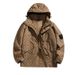 Men's Detachable Hood Casual Jacket – Stylish Spring & Autumn Outerwear (Black/White/Grey, XS-4XL)_viptrois.com