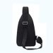 Men's Crossbody Sling Bag - Lightweight Waterproof Oxford Shoulder Bag With Multiple Pockets For Travel, Outdoor & Daily Use_viptrois.com