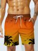 Men's Clothing Men's Summer Beach Pants Seaside Vacation Cross Border Hot Sale New Loose Large Size Shorts Coconut Tree Print_viptrois.com