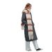 Women's Scarves autumn and winter New thickened warm simple striped mohair tassel plaid shawl scarf for women_viptrois.com
