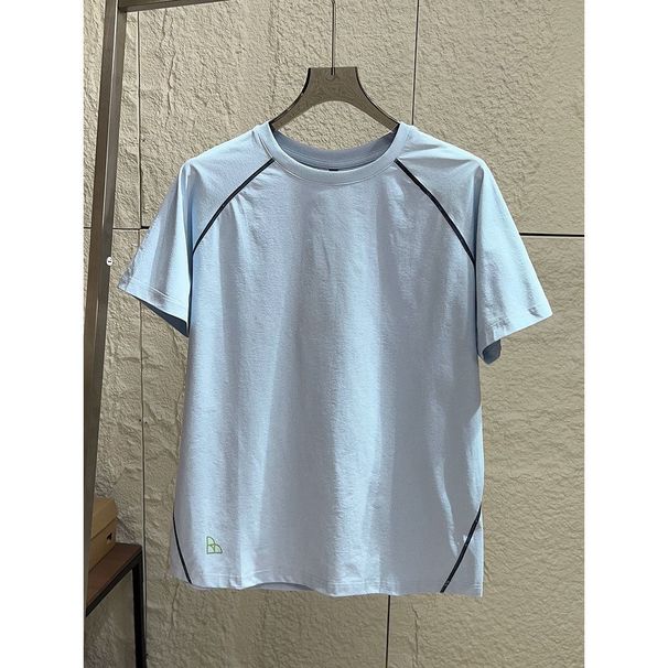 Men's Moisture-Wicking Quick-Dry Short Sleeve T-Shirt, Lightweight Breathable Round Neck Tee For Outdoor Sports And Casual Wear_viptrois.com