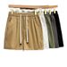Men's Clothing Summer Thin Casual Cargo Shorts High Waist Elastic Loose Straight Leg Beach Pants_viptrois.com