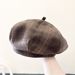 New Korean Dopamine Colorful Plaid Beret Women, Sweet British Style Artist Hat, Checkered Octagonal Hat For Autumn_viptrois.com