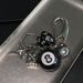 Men And Women's Jewelry Ironworks Original Dice Black 8 Beaded Bag Charm Handmade Trendy Design Keychain Accessory For Outfit Styling_viptrois.com