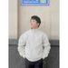Pulse American Style Men, Spring And Summer Stand Collar Windbreaker, Solid Color Retro Outdoor Workwear Flight Jacket_viptrois.com