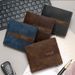 Wallet Card Cases New Retro Open Multi Card Wallet Short Men's Zipper Wallet Bag Men's Money Coin Clip Walle_viptrois.com