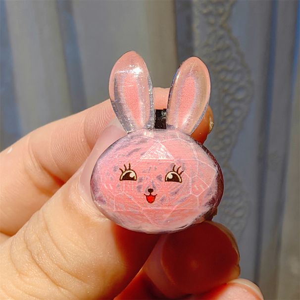 Kids Shoe Charms - Glitter Princess & Ice Cream Bunny Decor With Rainbow Clips (Detachable Shoe Accessories For Girls)_viptrois.com