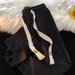 Men's Clothing Drape Ice Silk Pants Men's Spring And Summer Style Ins High Street Sports Pants Loose Straight Versatile Wide Leg Casual Trousers_viptrois.com