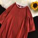 Men's Clothing New Short Sleeved T Shirt For Men In Summer Trendy Simple Half Sleeved Top Loose Casual Trendy Brand T Shirt_viptrois.com