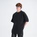 Summer New Chinese Style Men's Fashion Washed Gothic Letter Foam Print Short Sleeve T-Shirt For Men_viptrois.com
