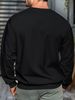Autumn And Winter Men's Long Sleeved Round Neck Black Top Loose Casual Hoodie Hooded Hoodie ORIGINALS_viptrois.com