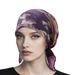 Korean Velvet Turban Hat – Floral Tie-Dye Chemo Cap (Breathable Two-Tail Design For Women)_viptrois.com