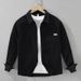 New Workwear Long Sleeved Shirt For Men, Fashionable And Versatile, Artistic And Casual Loose Top_viptrois.com