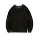 Pure Pure Autumn Kun Hai Peng Yun Men's New Heavy Loose Long Sleeve Fleece Two-Piece Crew Neck Sweatshirt For Men_viptrois.com