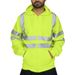 Men's Clothing Reflective Strip Sanitation Work Clothes Plus Velvet Hooded Top Outdoor Sweatshirt_viptrois.com