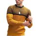 2025 New Spring And Autumn Season Men's T-shirt Round Neck Casual Trendy Top_viptrois.com