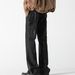 Men's Clothing Retro Loose Straight Washed Jeans Men Spring And Autumn Casual Wide Leg Trousers_viptrois.com