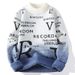 Semi-turtleneck Sweater Men's Autumn And Winter Solid Color Thread Coat Japanese Trend Simple And Handsome Pullover Knitted Sweater_viptrois.com