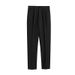 Men's Casual Long Trousers Straight Leg Black Suit Pants High End Minimalist Style Dress Pants for Spring And Autumn_viptrois.com