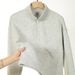 Half Zipper Stand-up Collar Heavy Jacquard Fleece Sweater Men's Autumn And Winter New American Trendy Brand 360G Thickened Top Jacket_viptrois.com