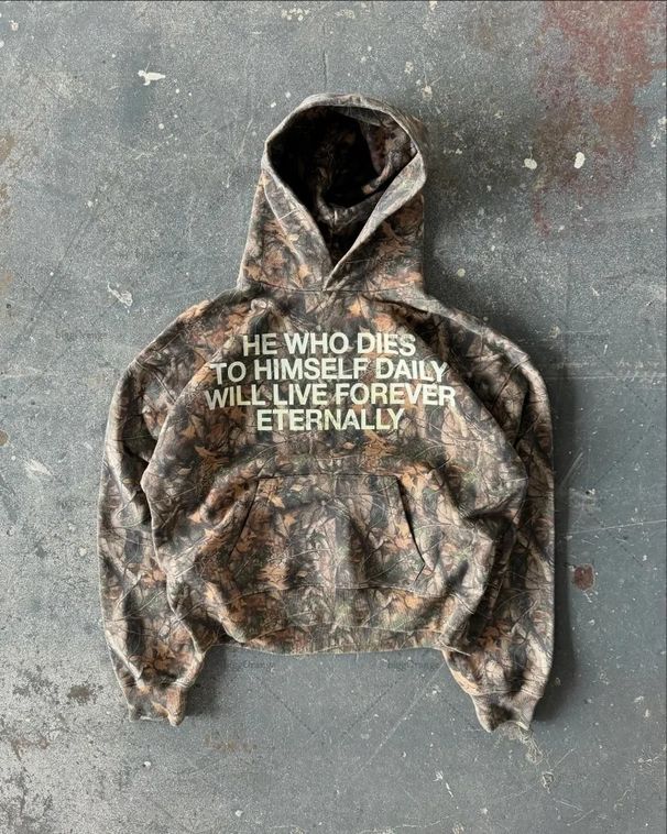 2024 Letter Print Hooded Pullover Sweatshirt Casual Loose New Hot-Selling Top_viptrois.com
