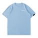 Monochrome Man- - Hanlu Japanese Style Men's Fashion Brand Letter Print Loose Fit Versatile Basic Cotton Couple's Short Sleeve T-Shirt_viptrois.com