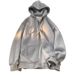 Men's Fleece-Lined Hooded Zip-Up Sweatshirt Jacket - Heavyweight Winter Pullover With Pockets, Unisex Casual Outerwear (Black, White, Grey, Blue)_viptrois.com